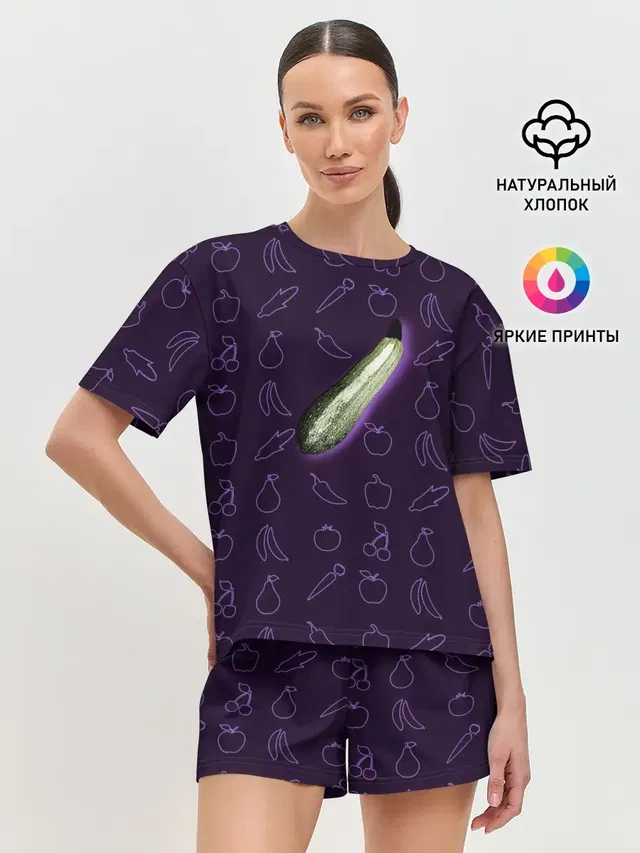 Женская пижама с шортами