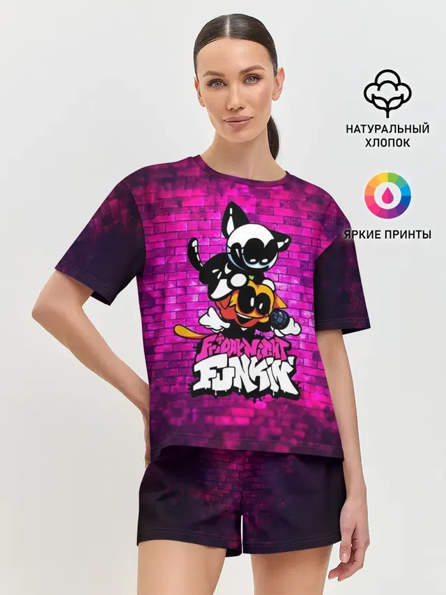 Женская пижама с шортами