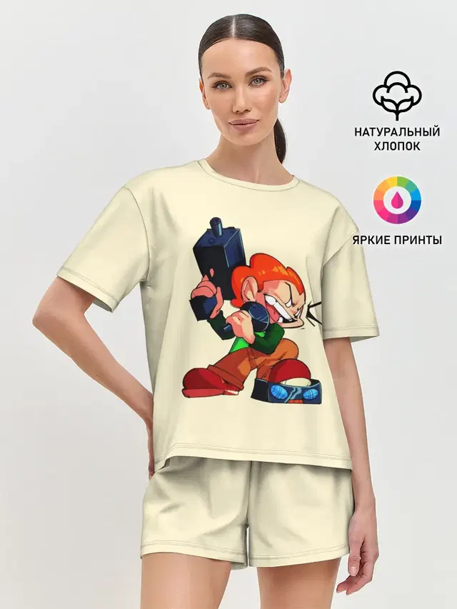 Женская пижама с шортами