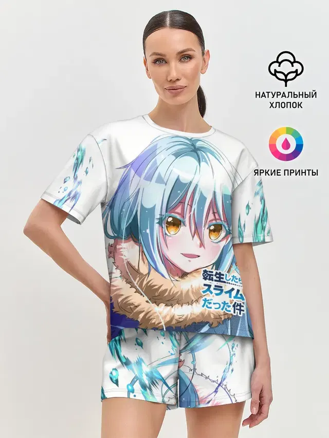 Женская пижама с шортами