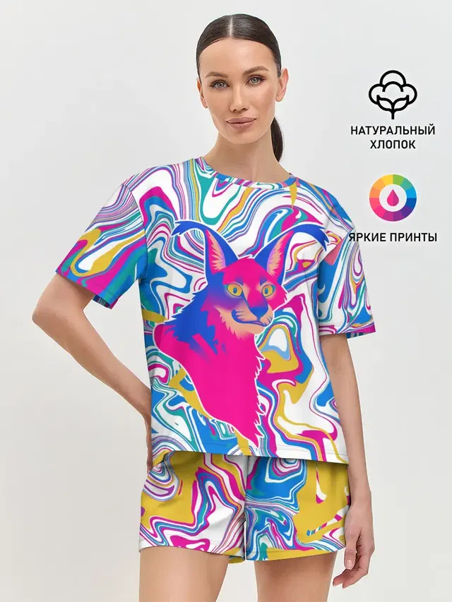 Женская пижама с шортами