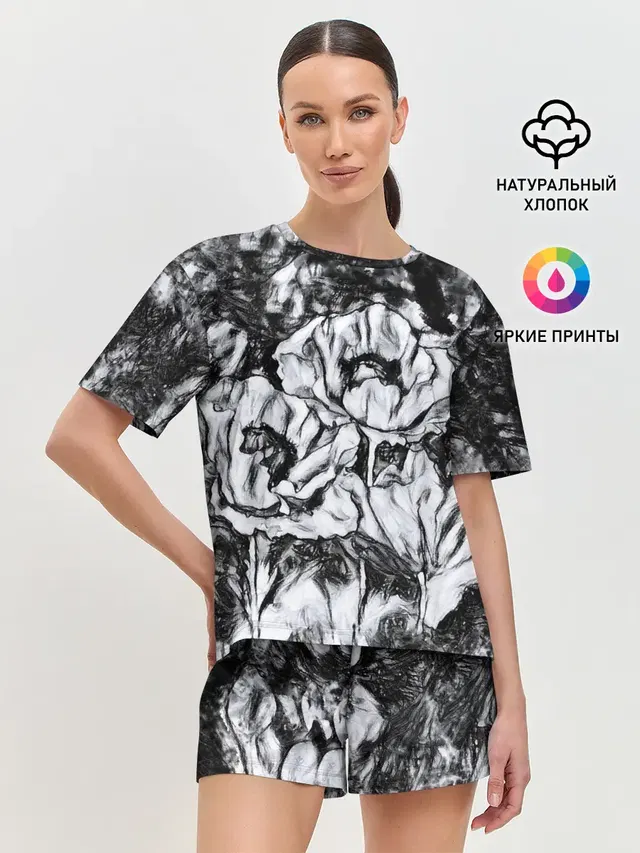 Женская пижама с шортами
