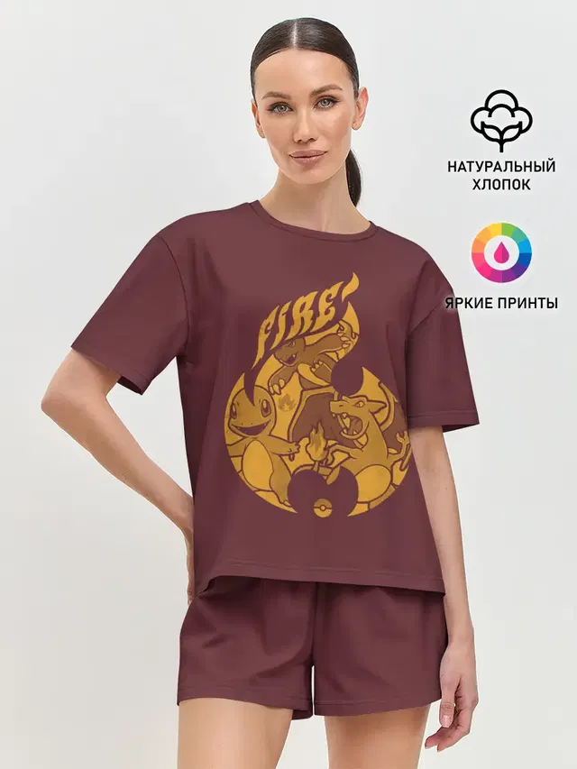 Женская пижама с шортами