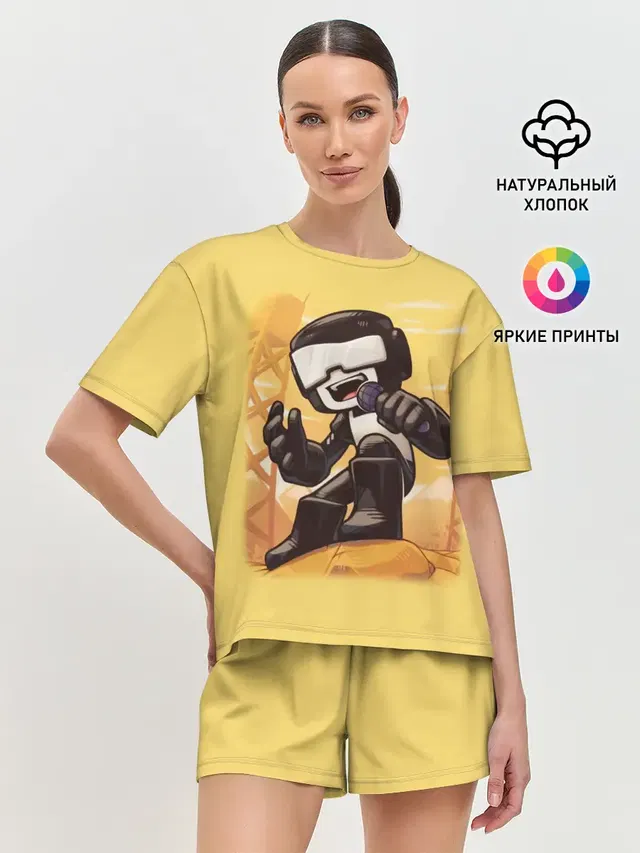 Женская пижама с шортами