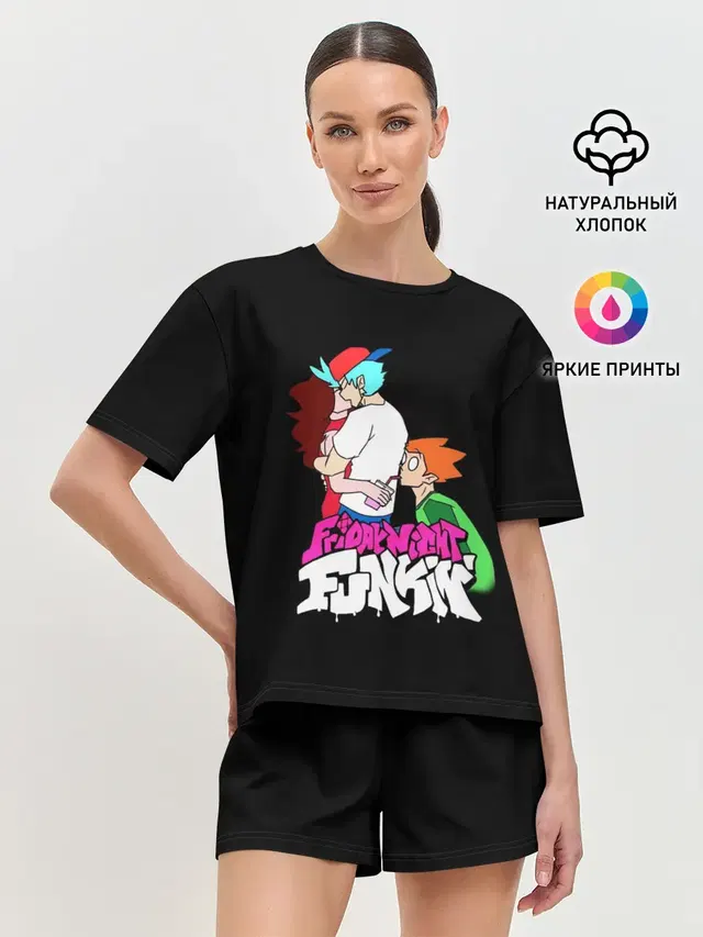 Женская пижама с шортами