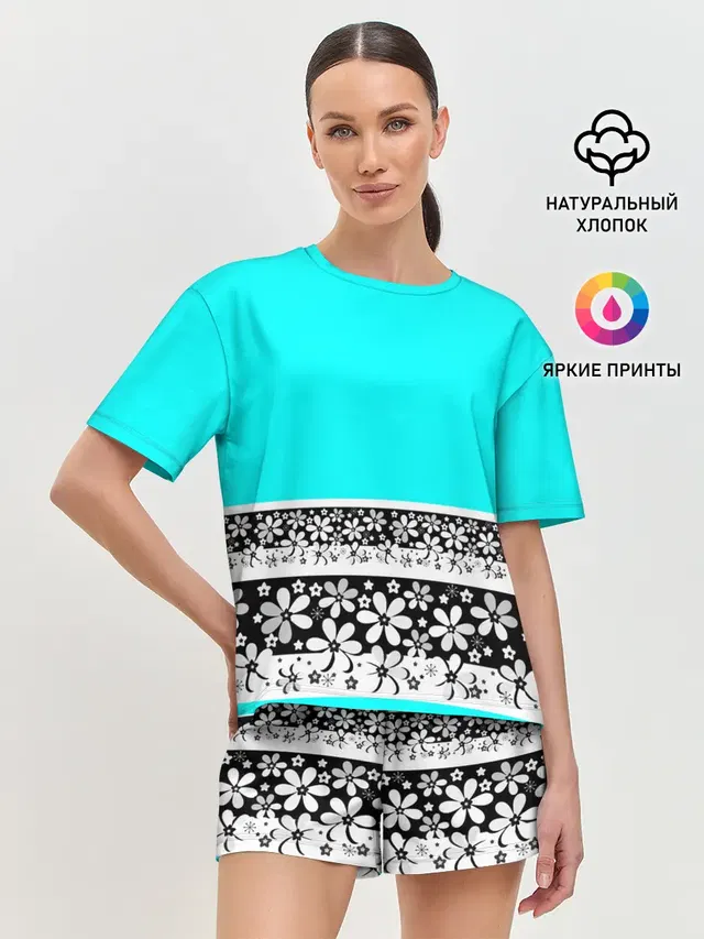 Женская пижама с шортами