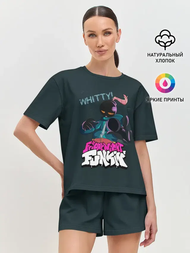 Женская пижама с шортами