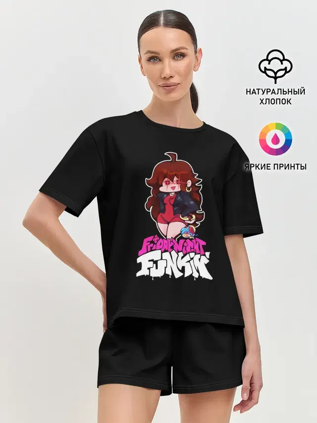Женская пижама с шортами