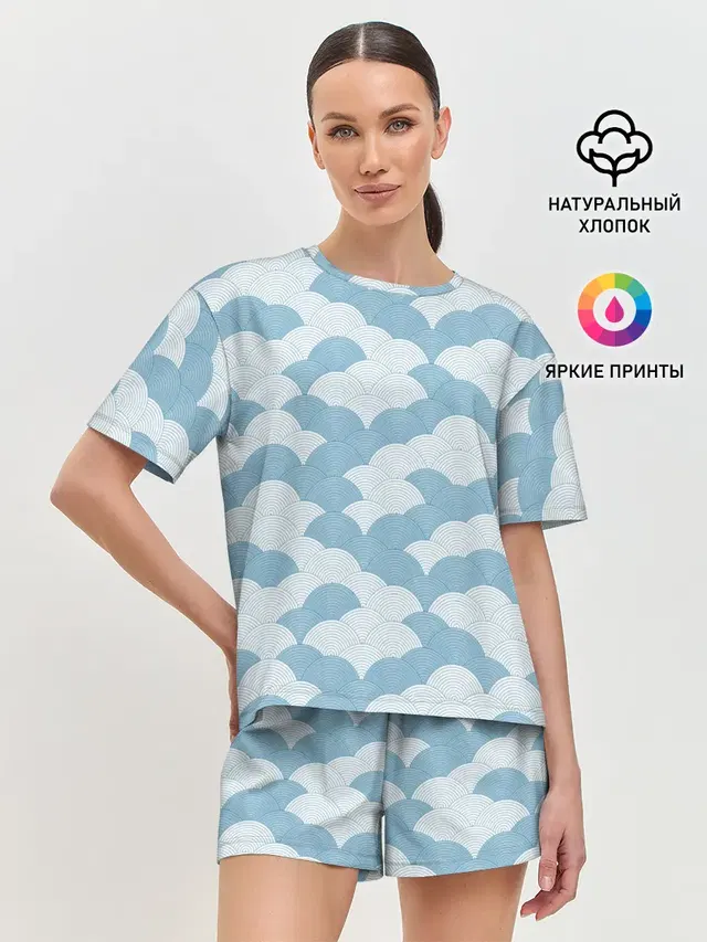Женская пижама с шортами