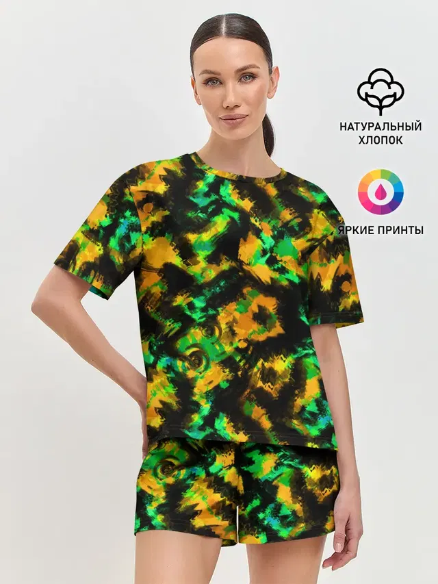 Женская пижама с шортами