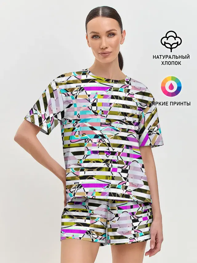 Женская пижама с шортами