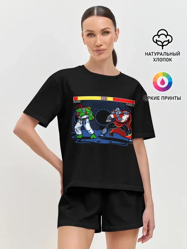 Женская пижама с шортами