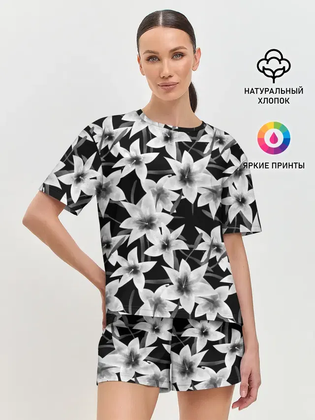 Женская пижама с шортами