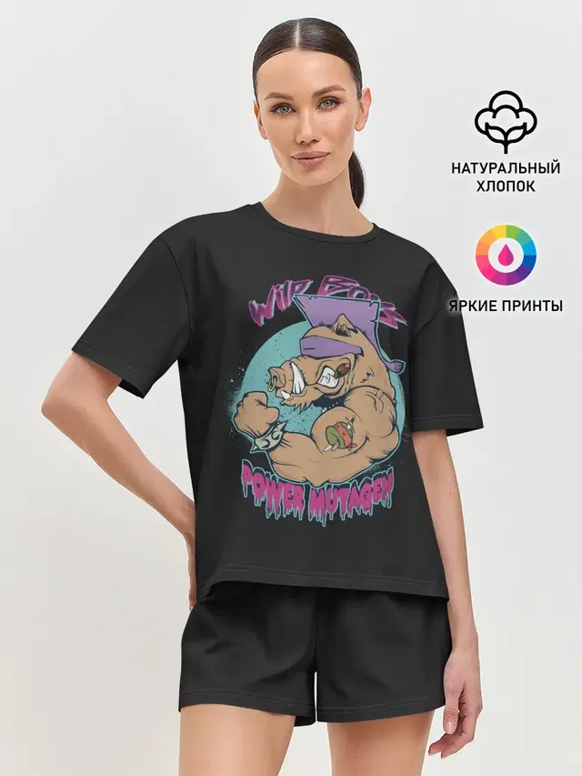 Женская пижама с шортами