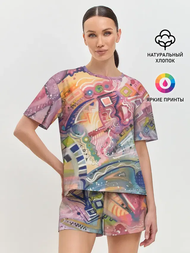 Женская пижама с шортами