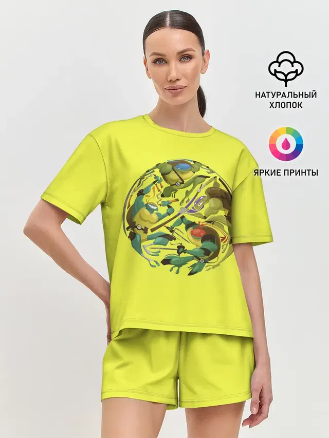 Женская пижама с шортами