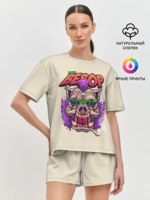 Женская пижама с шортами