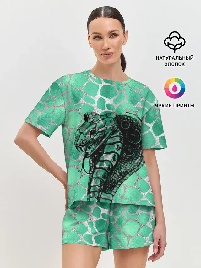 Женская пижама с шортами