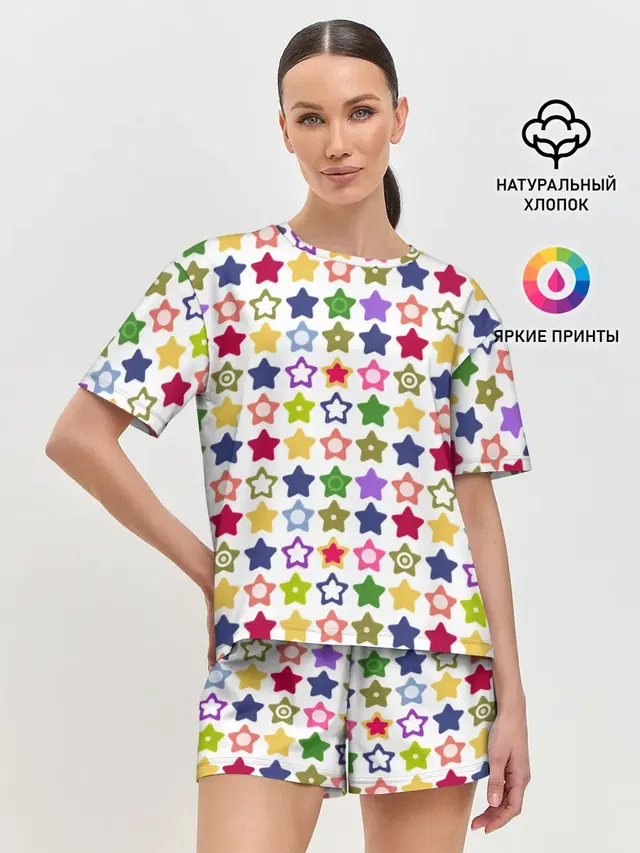 Женская пижама с шортами