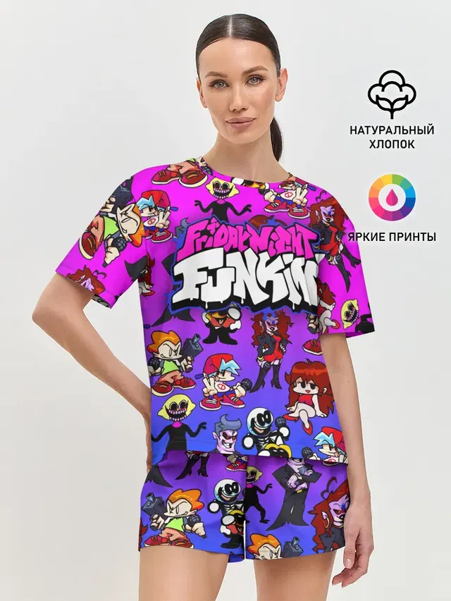 Женская пижама с шортами