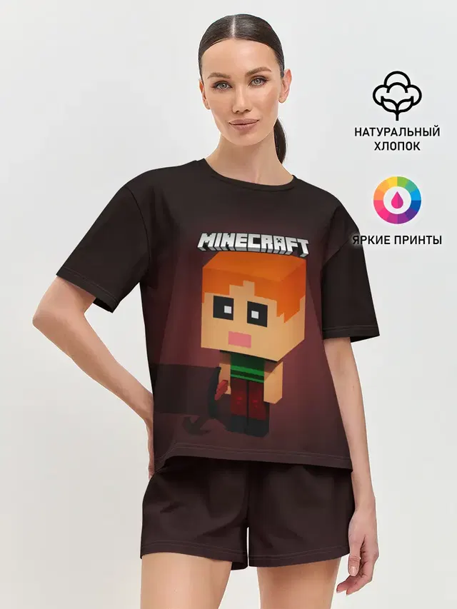 Женская пижама с шортами