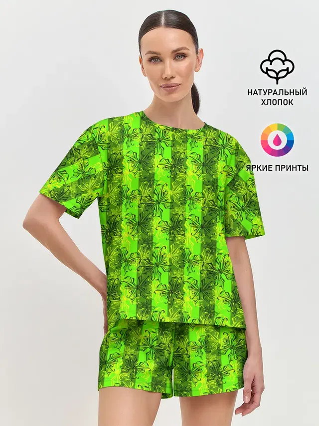 Женская пижама с шортами