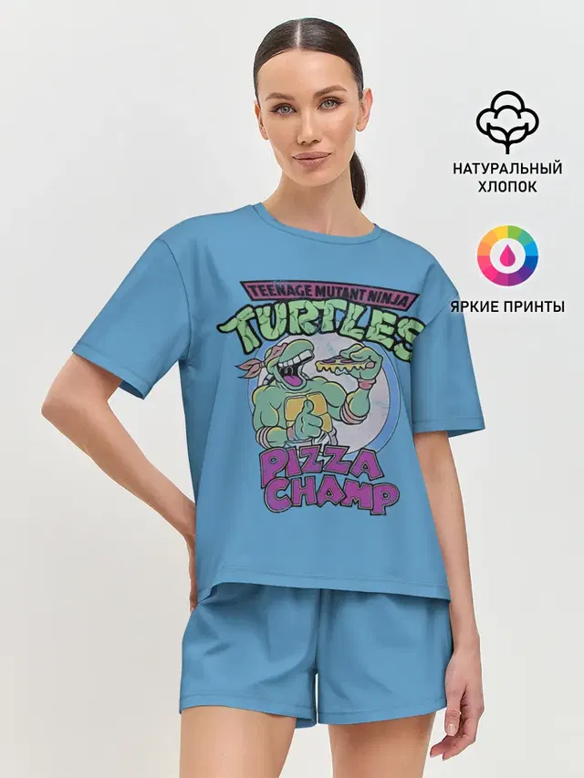 Женская пижама с шортами