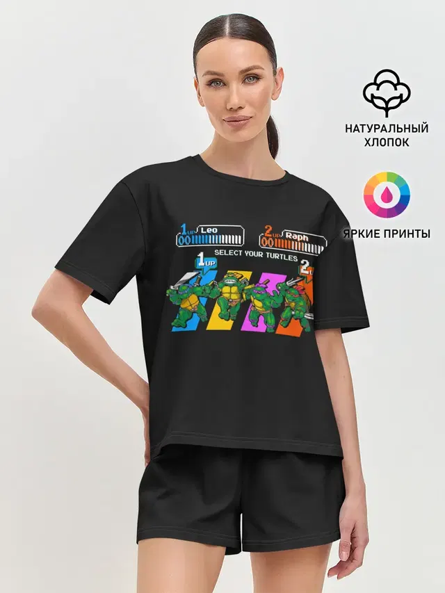 Женская пижама с шортами
