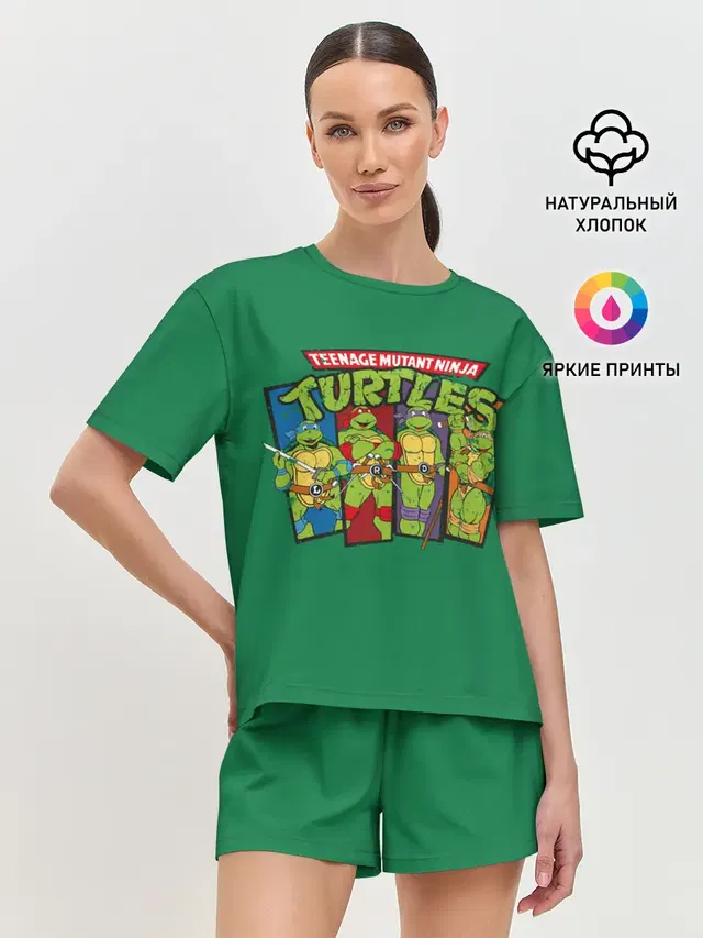 Женская пижама с шортами