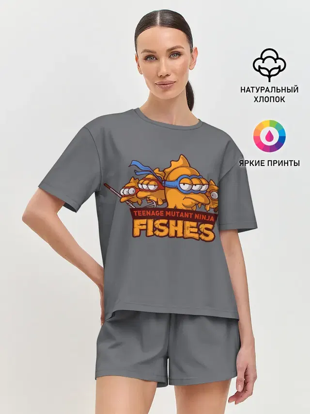 Женская пижама с шортами