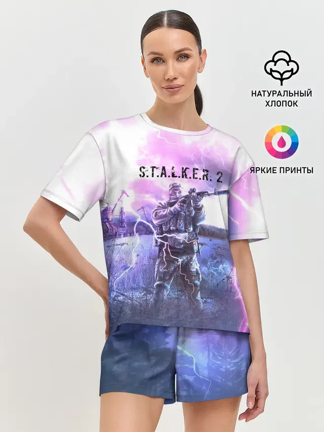 Женская пижама с шортами
