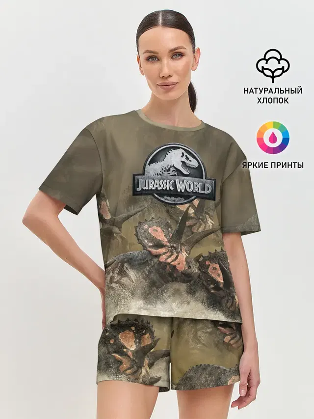 Женская пижама с шортами