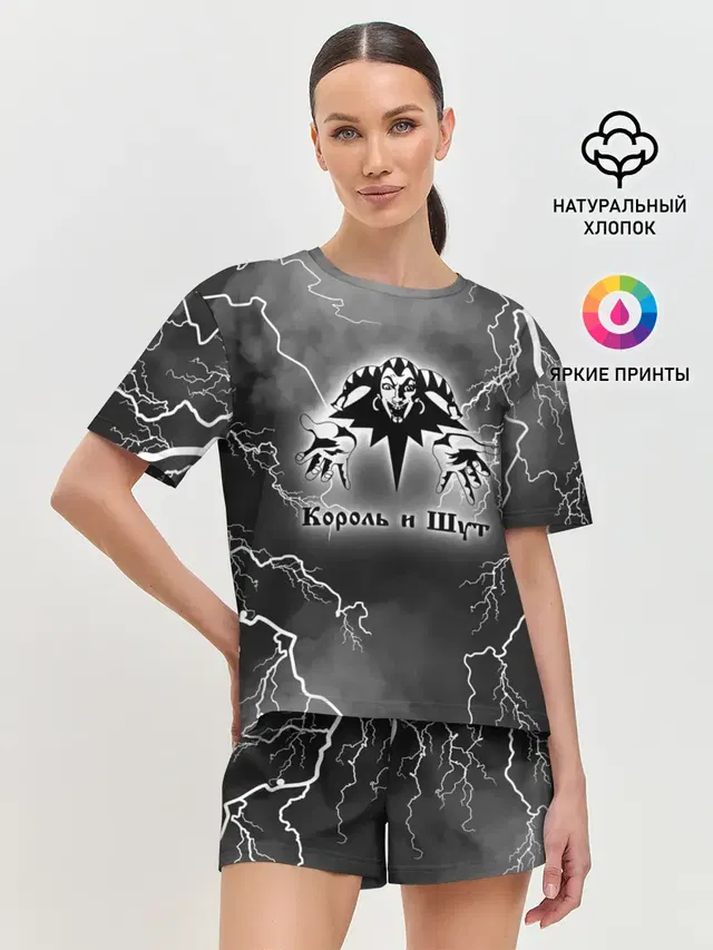 Женская пижама с шортами