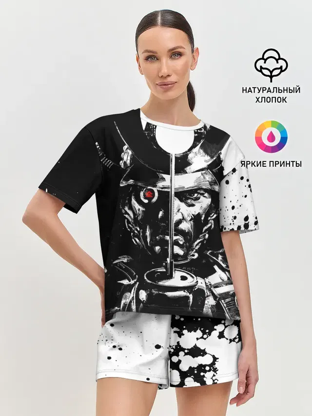 Женская пижама с шортами