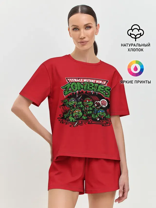 Женская пижама с шортами