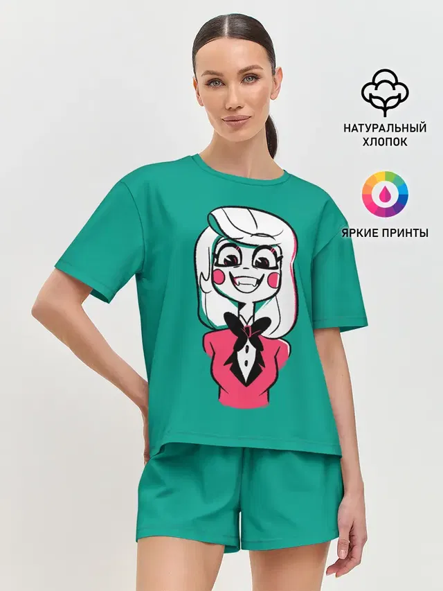 Женская пижама с шортами
