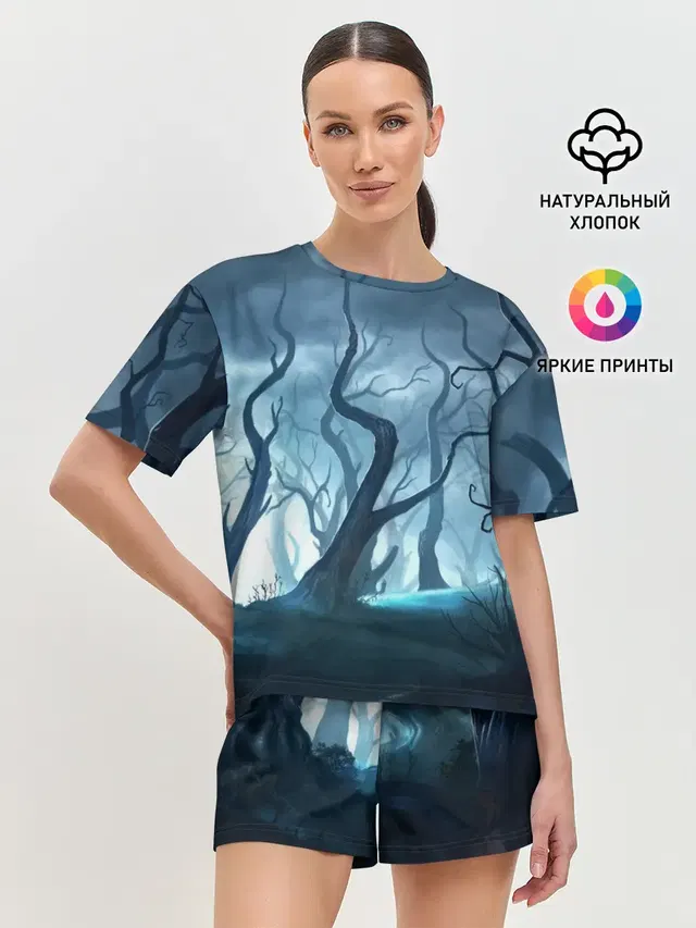 Женская пижама с шортами