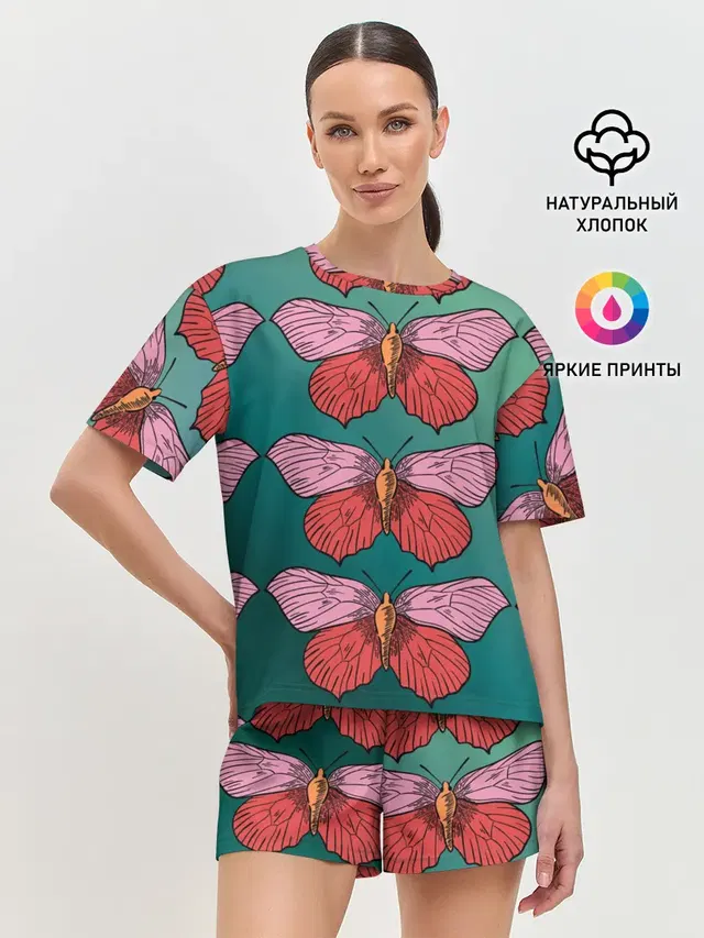 Женская пижама с шортами