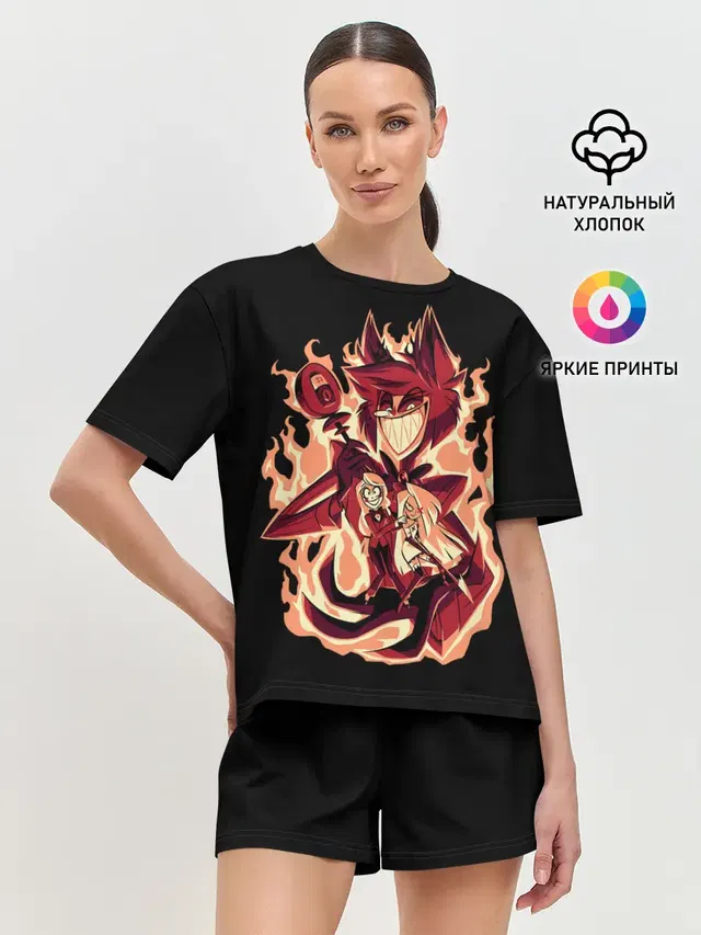 Женская пижама с шортами