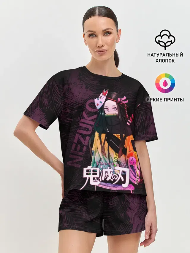 Женская пижама с шортами