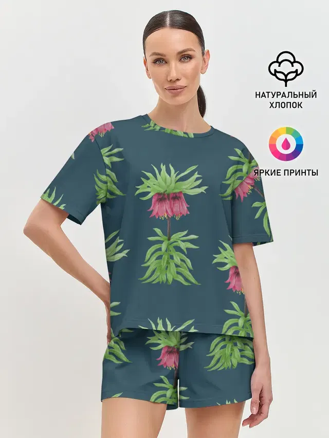 Женская пижама с шортами