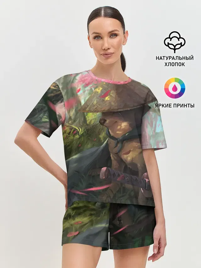 Собака Самурай плачет мем