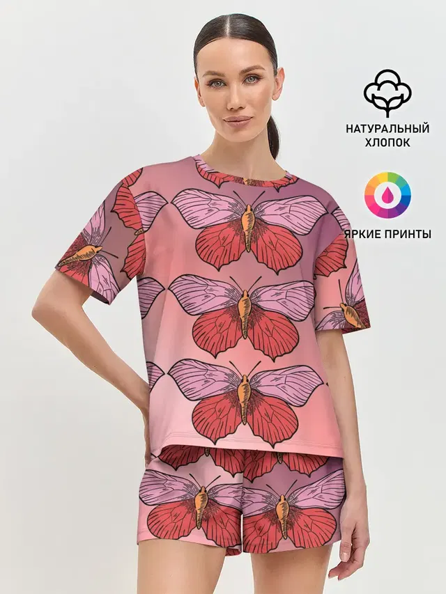 Женская пижама с шортами
