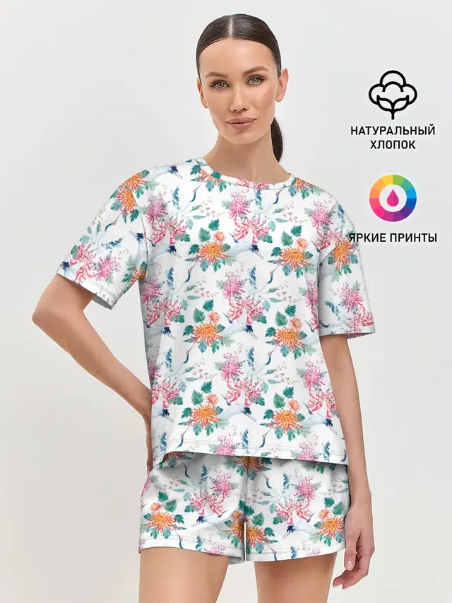 Женская пижама с шортами