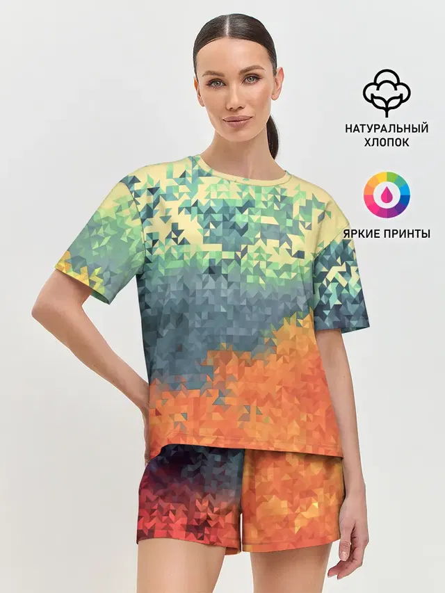 Женская пижама с шортами