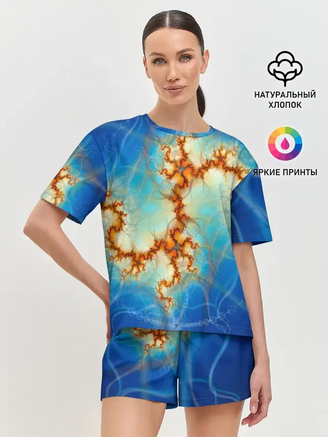 Женская пижама с шортами