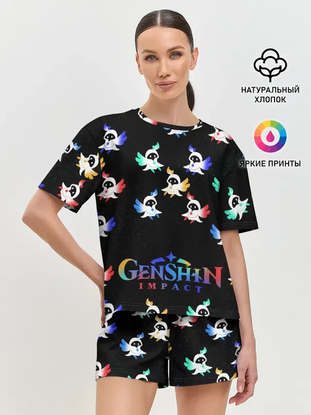 Женская пижама с шортами