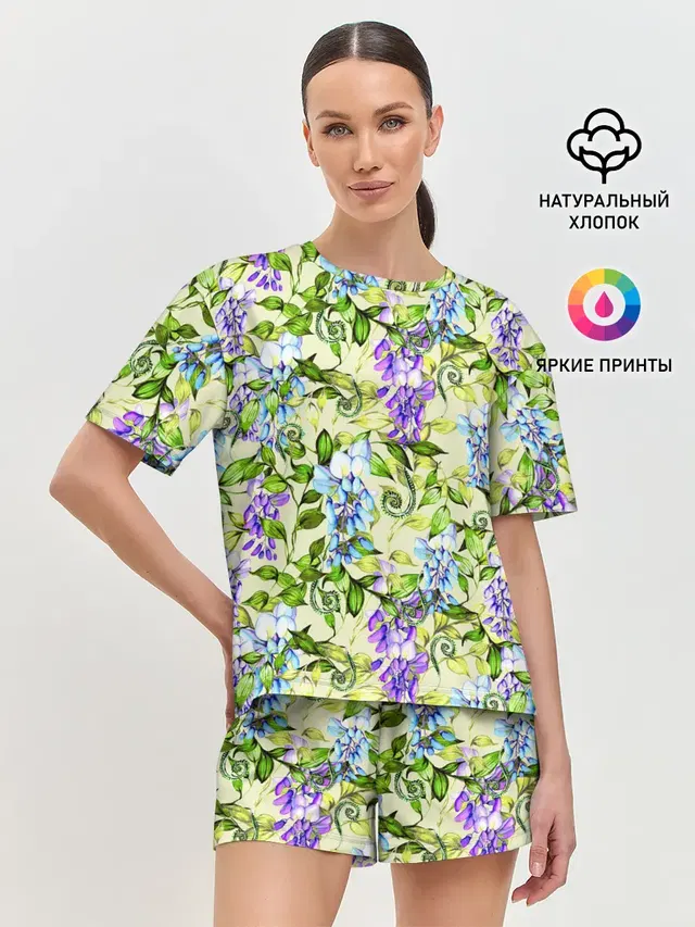 Женская пижама с шортами