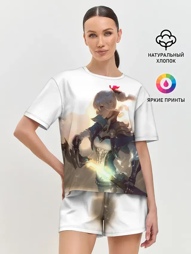 Женская пижама с шортами