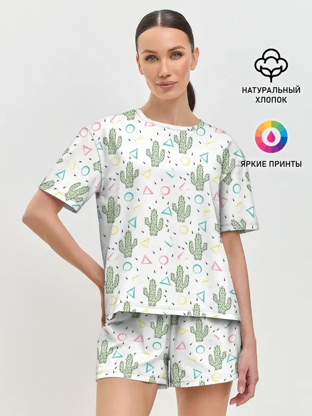 Женская пижама с шортами